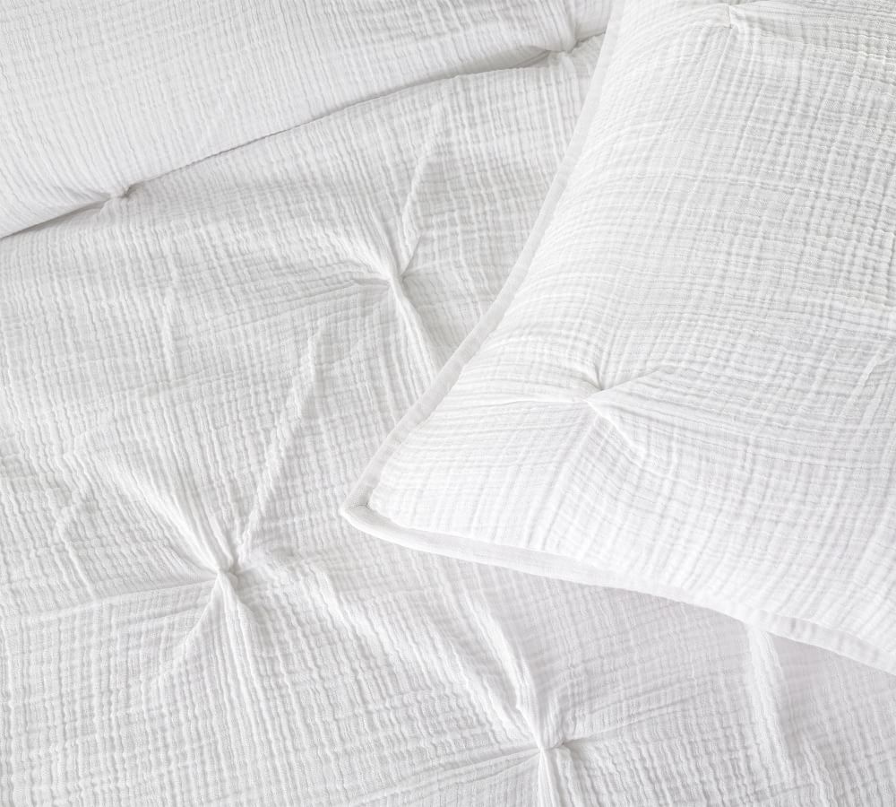 Soft Cotton Handcrafted Quilt Pottery Barn