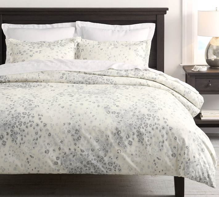 Snow Leopard Organic Percale Duvet 