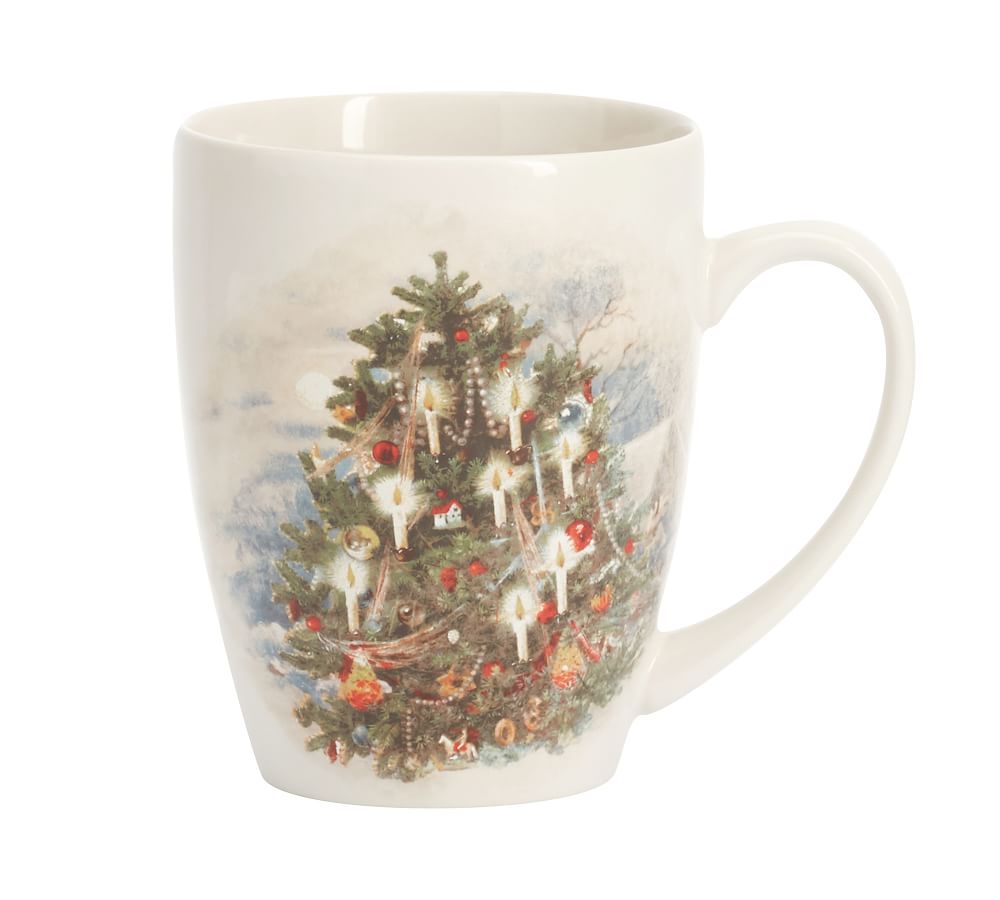 Pottery Barn Christmas Mugs
