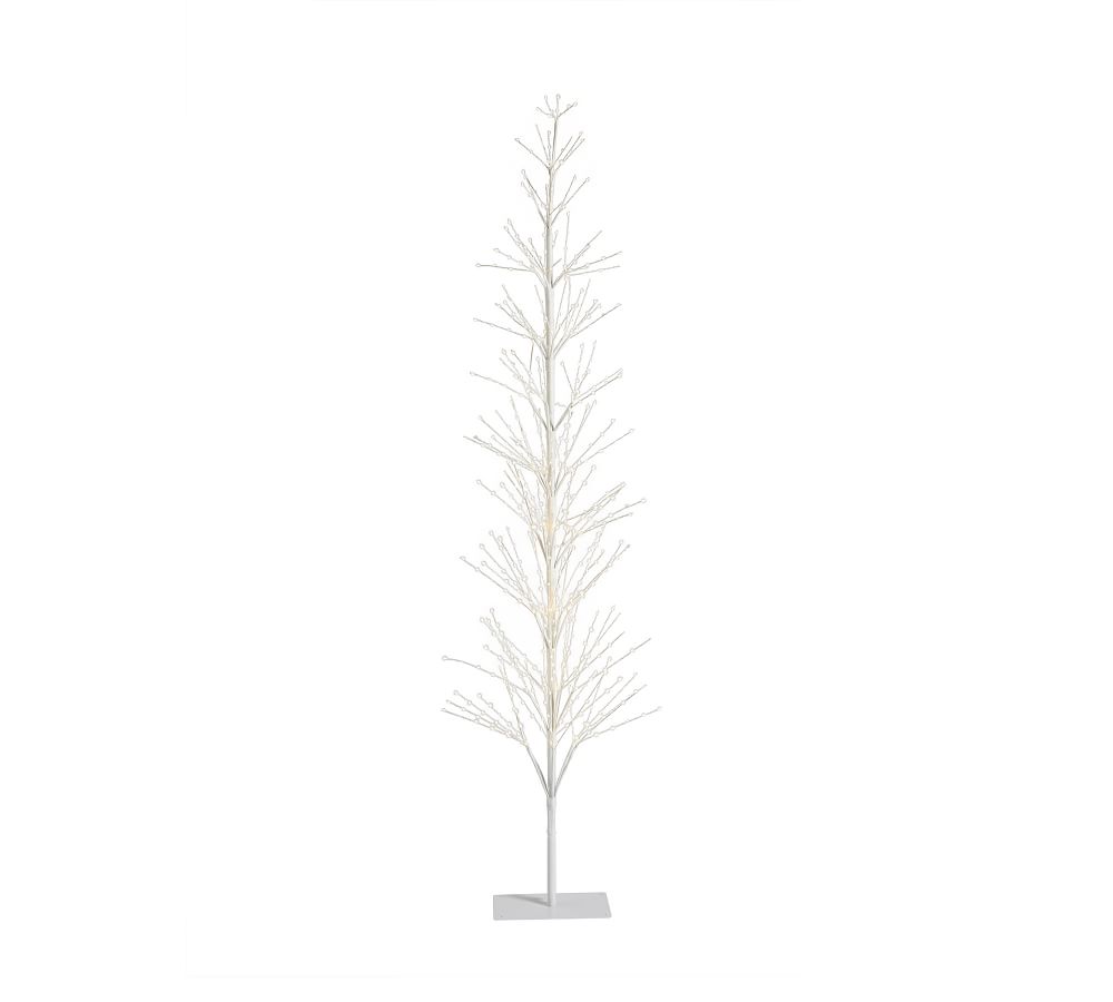 PreLit Twinkling Twig Trees Pottery Barn