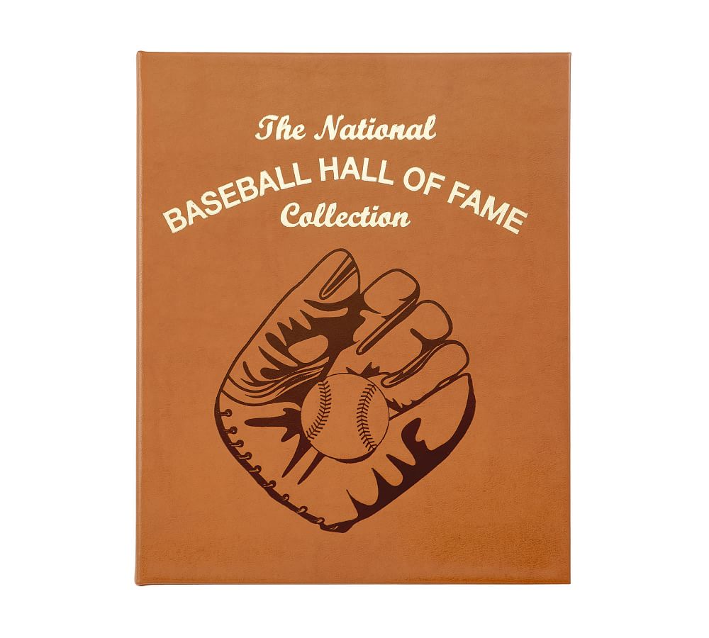 Baseball Hall of Fame LeatherBound Book Pottery Barn