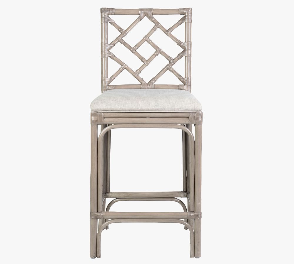Kresge Rattan Bar & Counter Stools Pottery Barn