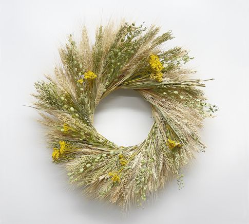 Dried Autumn Grace Wreath | Pottery Barn