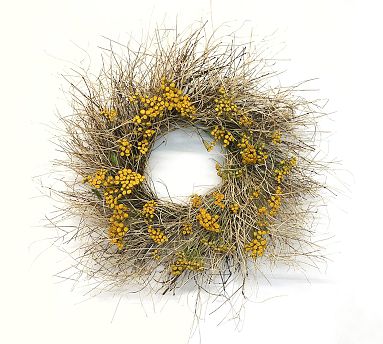 Dried Open Prairie Wreath | Pottery Barn