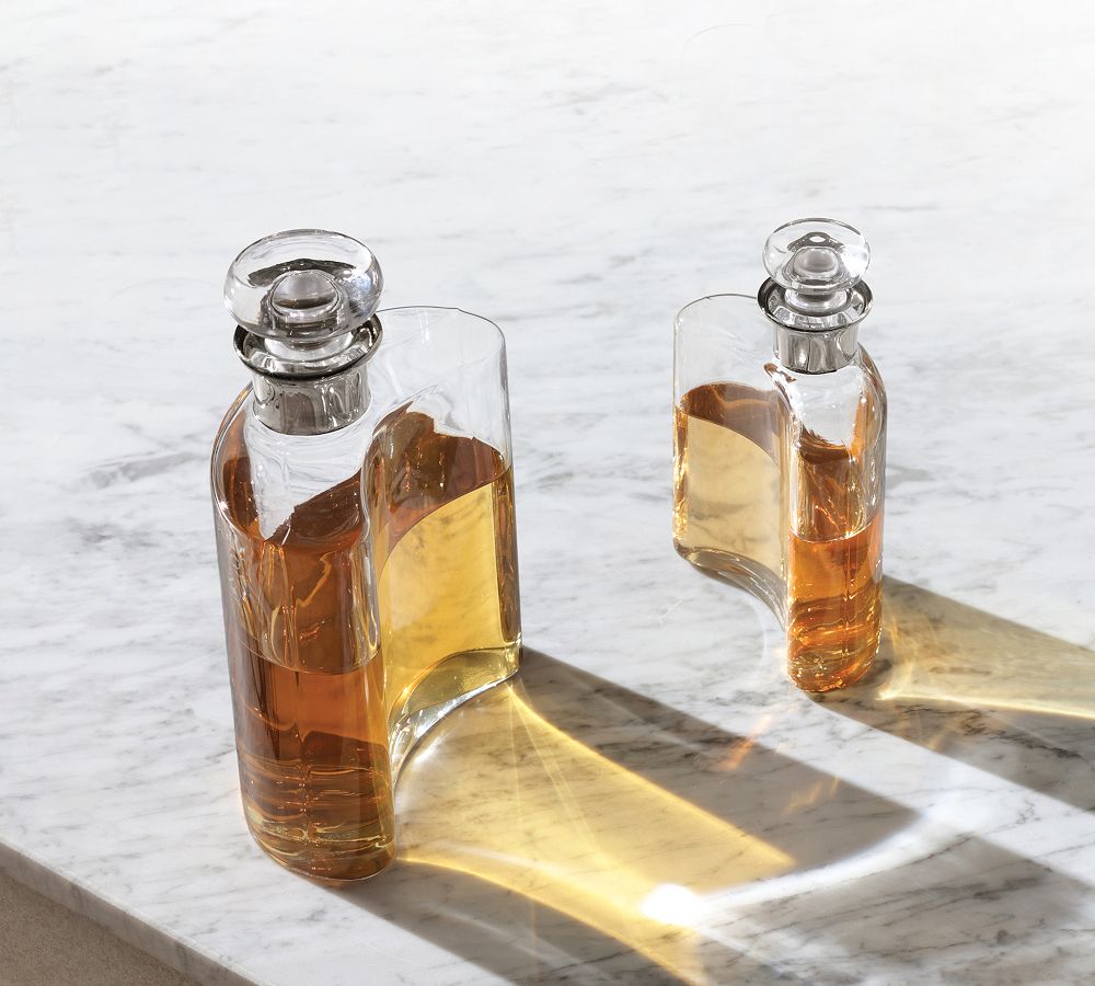 Mouth Blown Decanter Pottery Barn