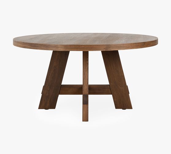 parkview reclaimed wood round dining table