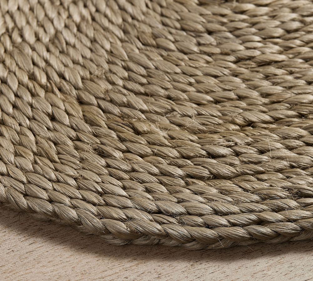 Mori Oval Coil Handwoven Jute Placemats Pottery Barn