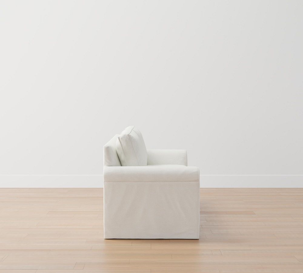 Cameron Roll Arm Slipcovered Fabric Sofa Pottery Barn