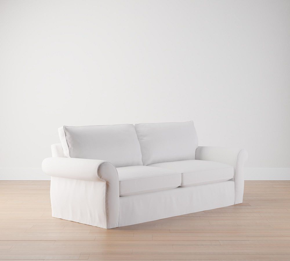 Pearce Roll Arm Slipcovered Sofa Pottery Barn