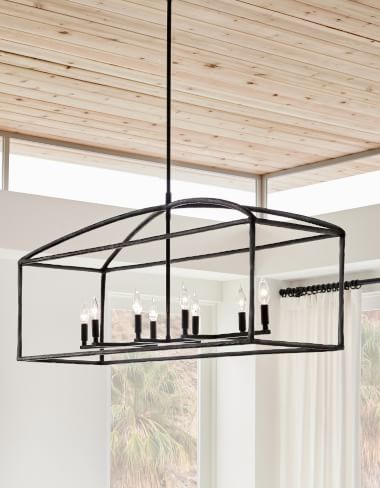 pottery barn dining light fixtures