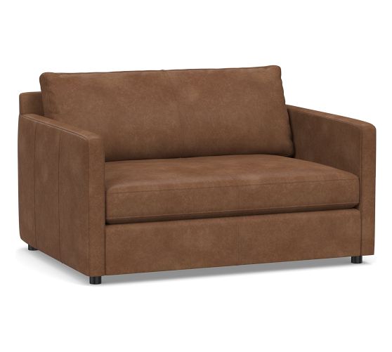 Leather Sleeper Sofas & Couches Pottery Barn