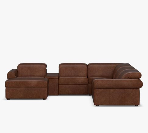 pottery barn reclining sectional