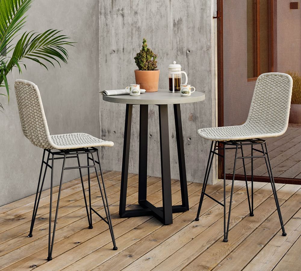 Woven Swivel Bar & Counter Stools Pottery Barn