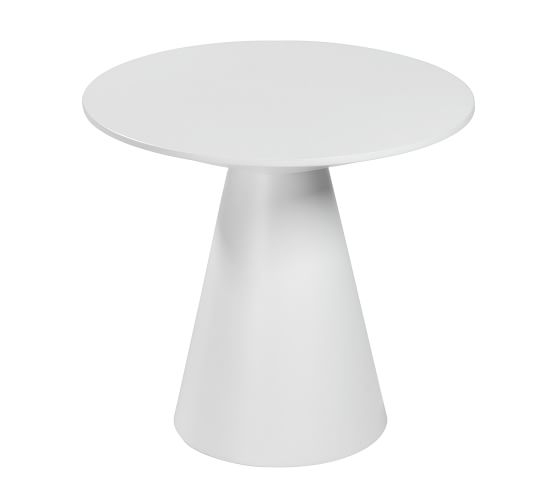 pottery barn white end tables