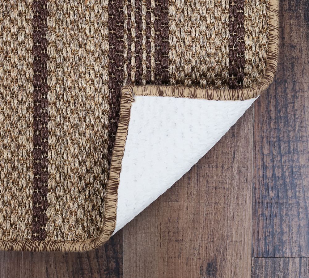 Custom Striped Sisal Rug Pottery Barn