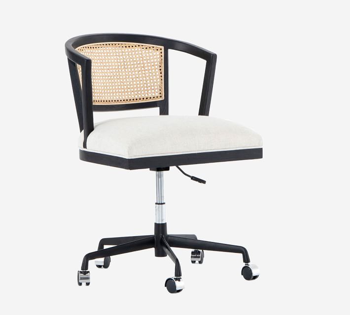 lisbon cane desk chair