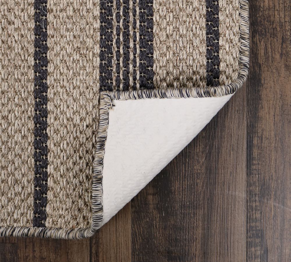 Custom Striped Sisal Rug Pottery Barn