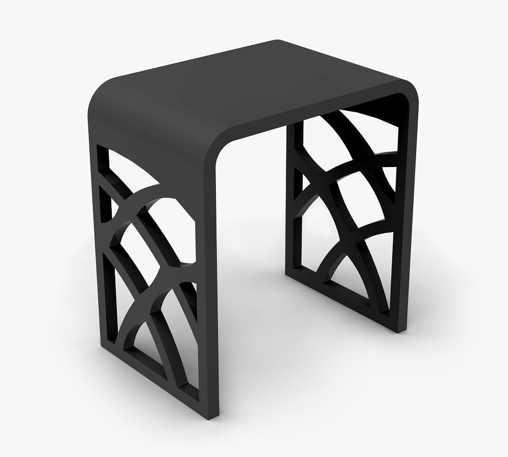 Elin Acrylic Shower Stool Pottery Barn