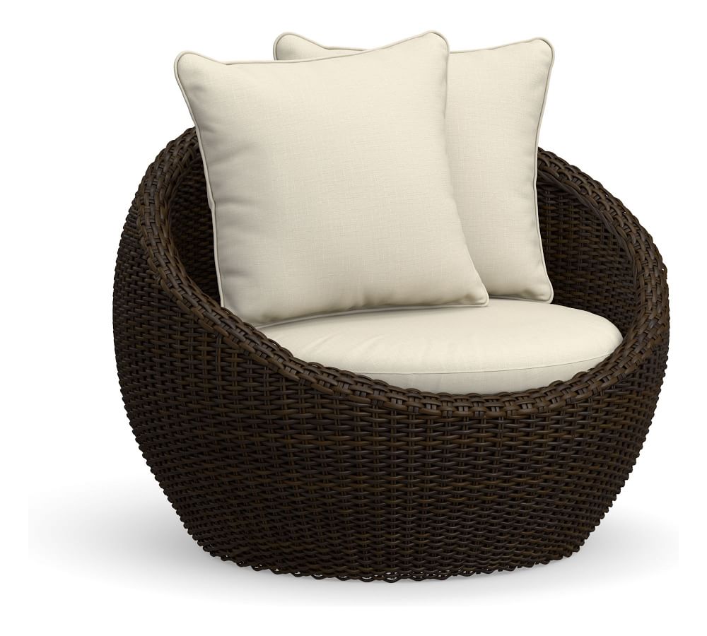 pottery barn papasan chair