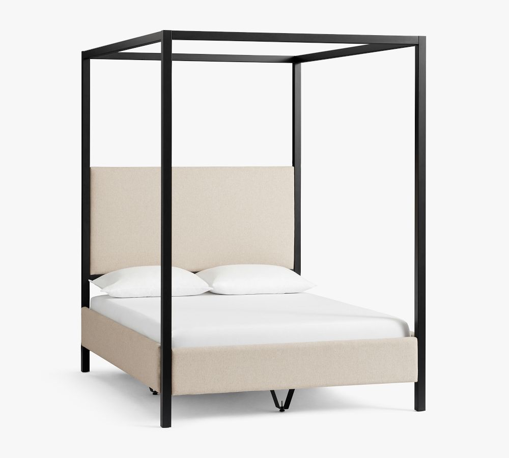 Atwell Metal Canopy Bed Pottery Barn
