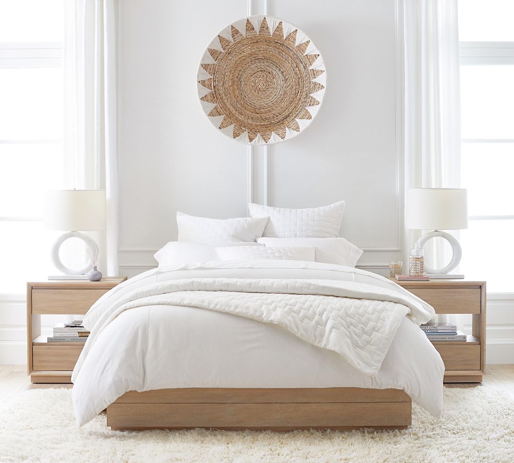 Sunny Handwoven Basket Wall Art Pottery Barn