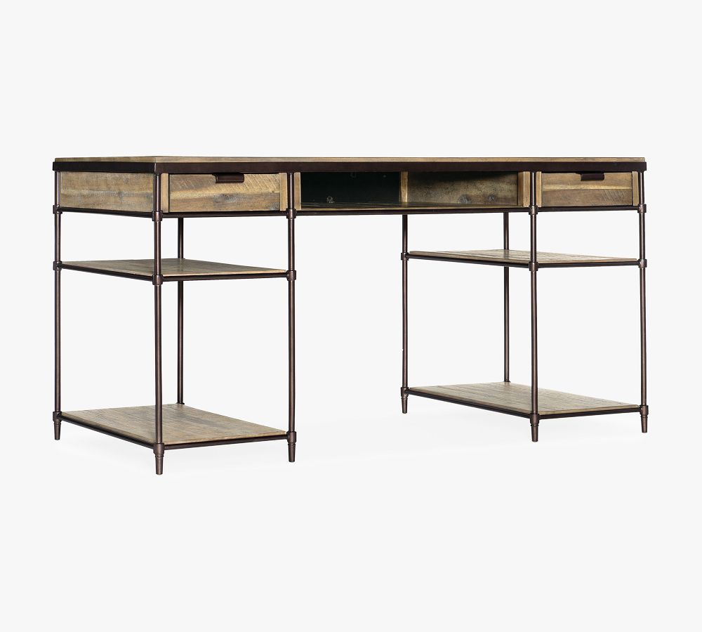 Rincon 56" Writing Desk with Drawers Pottery Barn