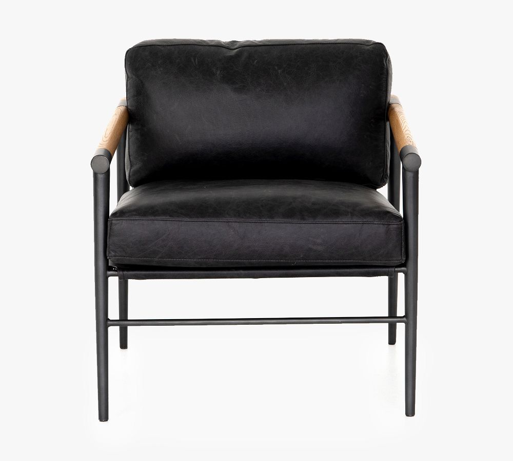 russell metal frame armchair