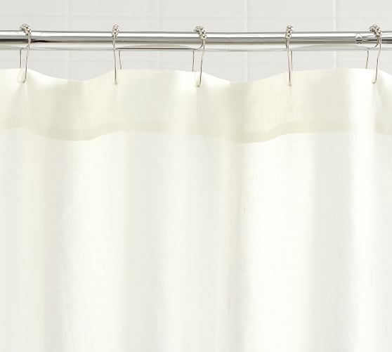 White Shower Curtains Pottery Barn