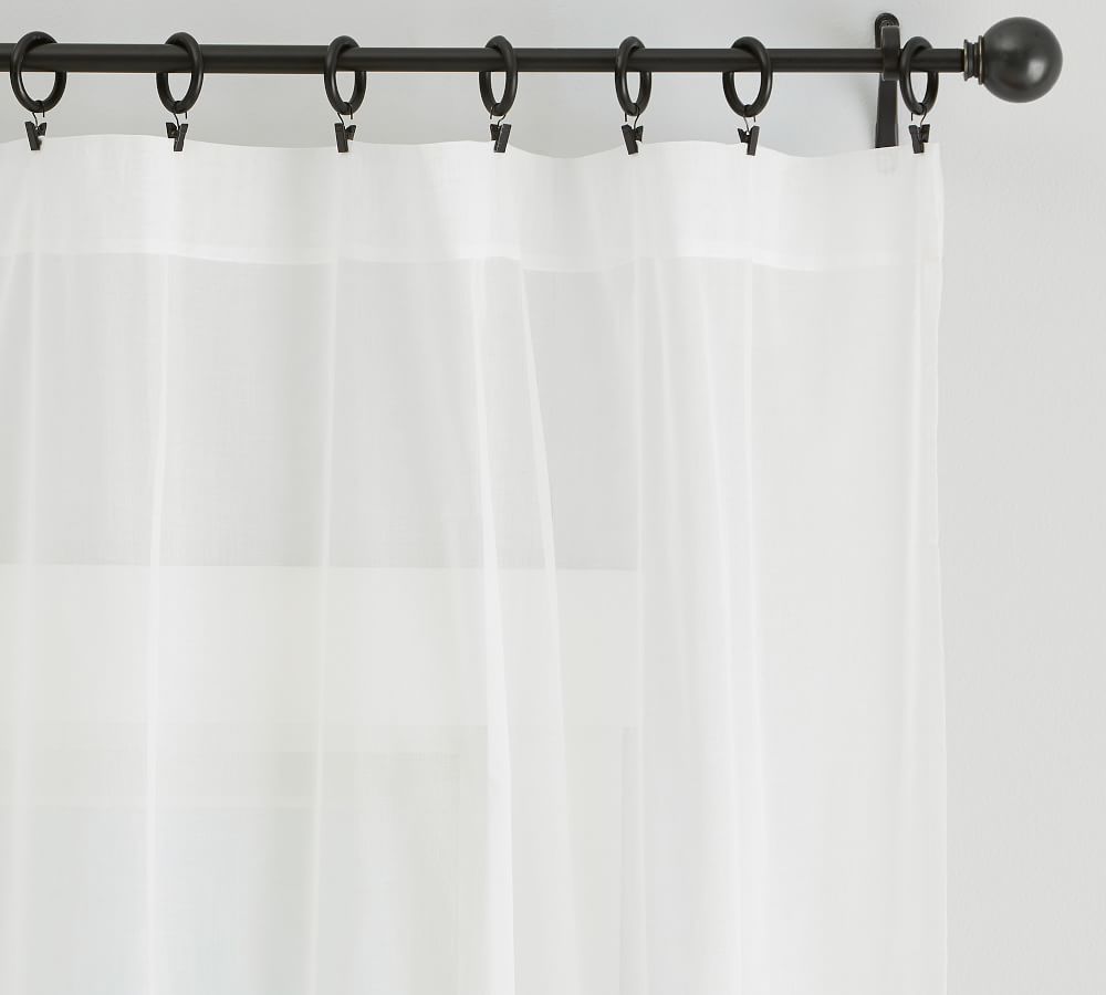 Classic Voile Sheer Curtain Pottery Barn
