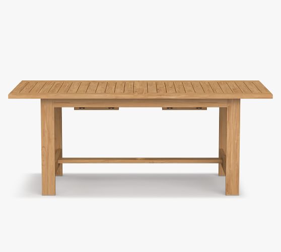 pottery barn teak dining table