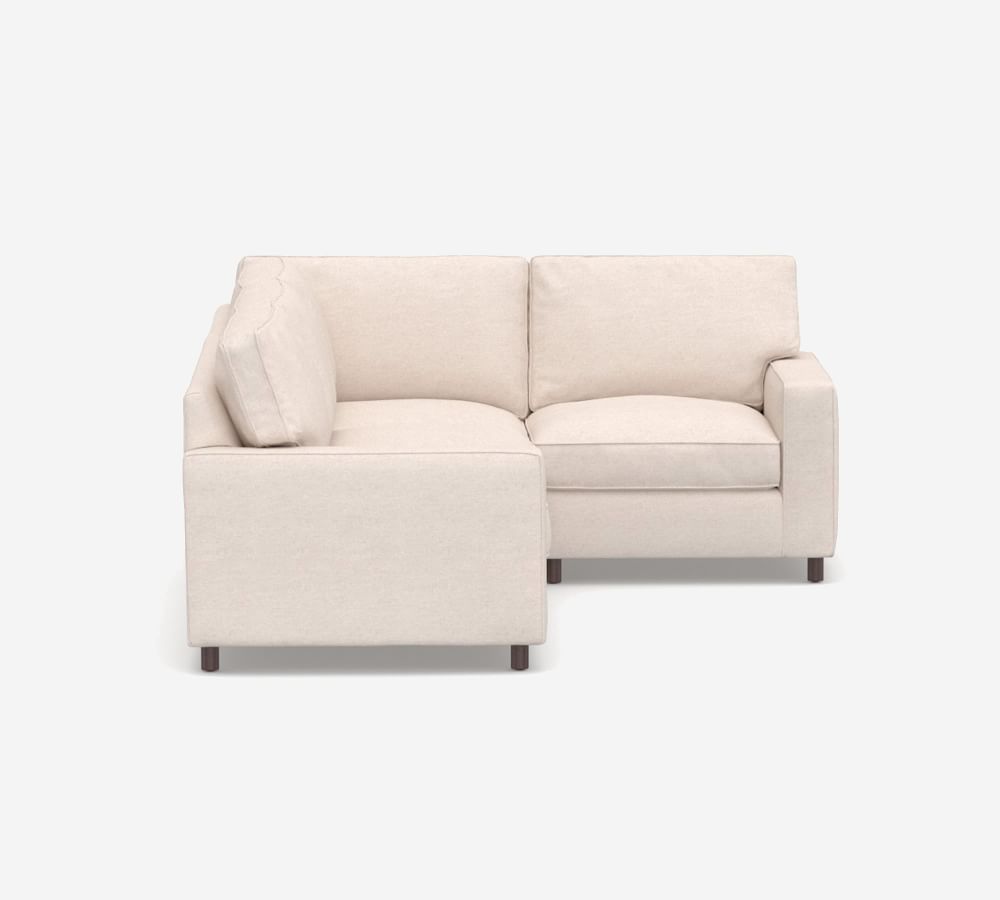 PB Comfort Square Arm Upholstered 3-Piece Sectional | Pottery Barn