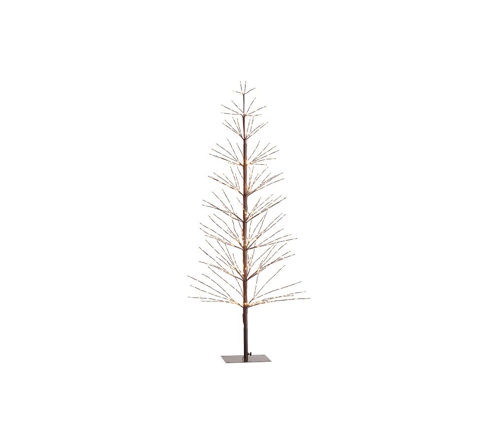 PreLit Singlekling Twig Trees Pottery Barn