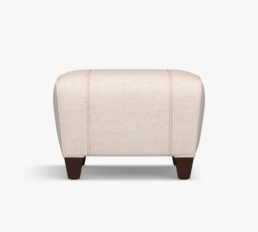Manhattan Upholstered Ottoman Pottery Barn