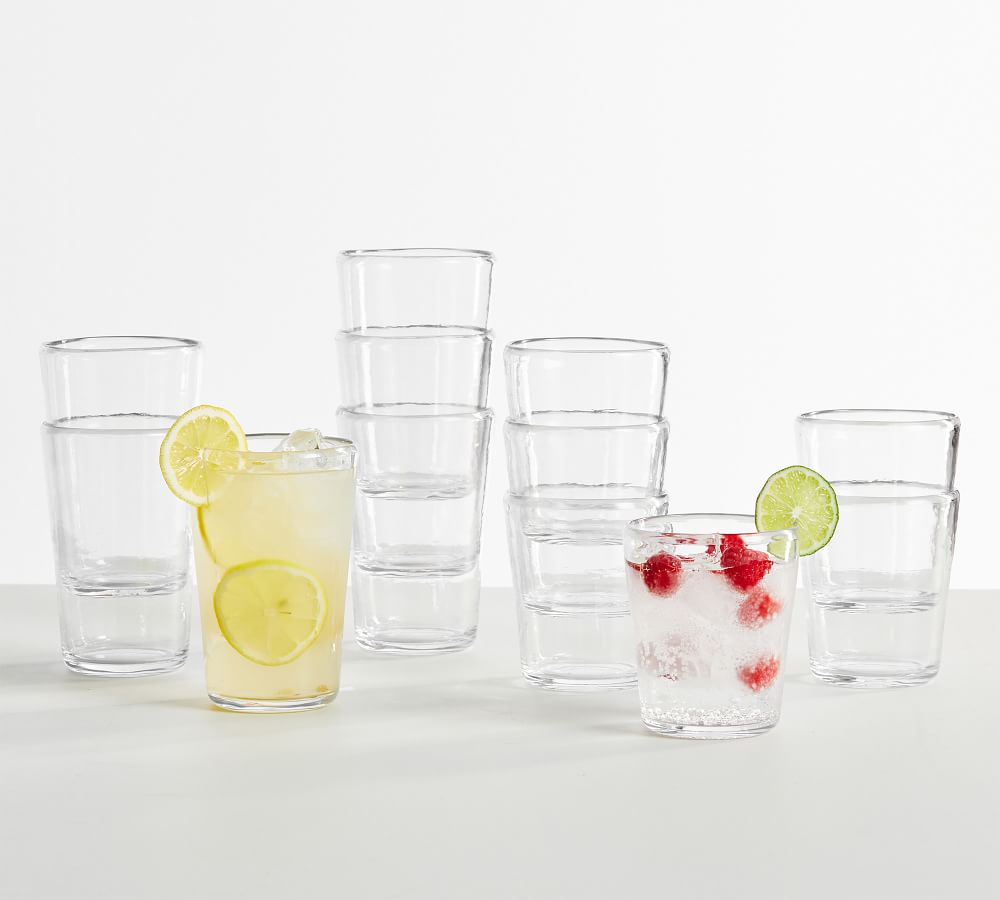 Pottery Barn Drinking Glasses