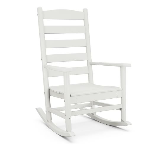 ladder back outdoor rocking chair