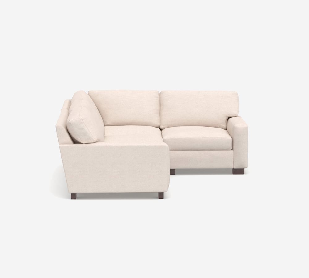 Turner Square Arm Upholstered 3Piece Sectional Pottery Barn