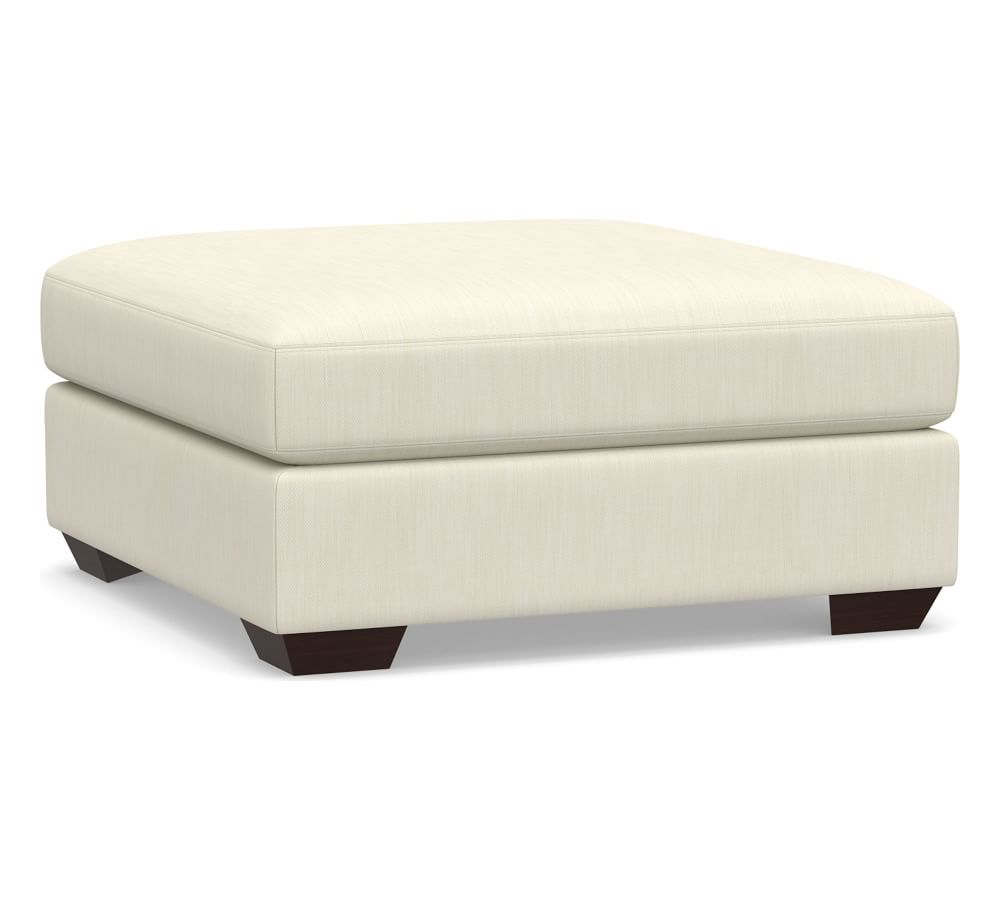 Big Sur Upholstered Sectional Ottoman,Premium Performance Basketweave