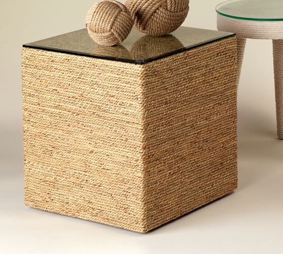 seagrass accent table