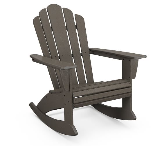 plastic rocking adirondack chair