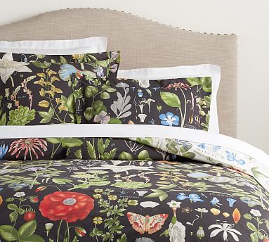 Reversible Organic Percale Duvet Cover 