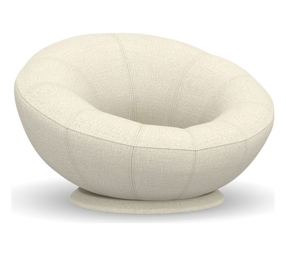 groovy swivel chair pottery barn