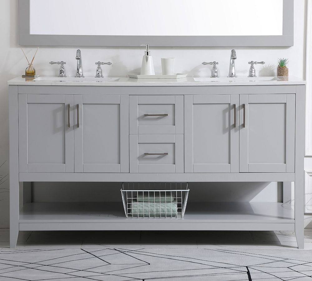 Belleair 60" Double Sink Vanity Pottery Barn