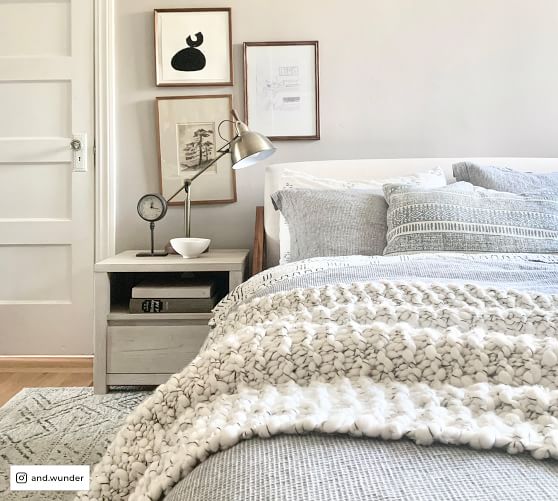 Belgian Flax Linen Waffle Duvet Cover 
