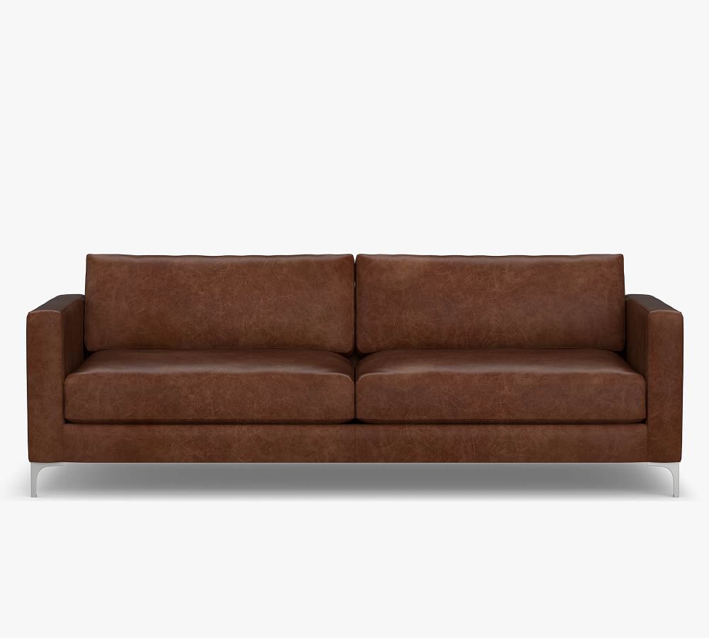 Jake Leather Sofa Pottery Barn