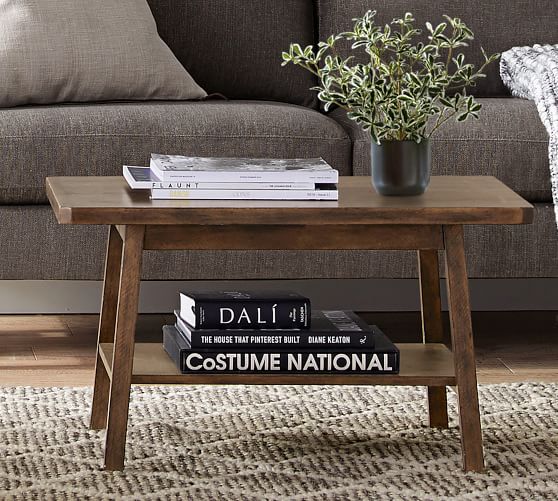 pottery barn mateo coffee table