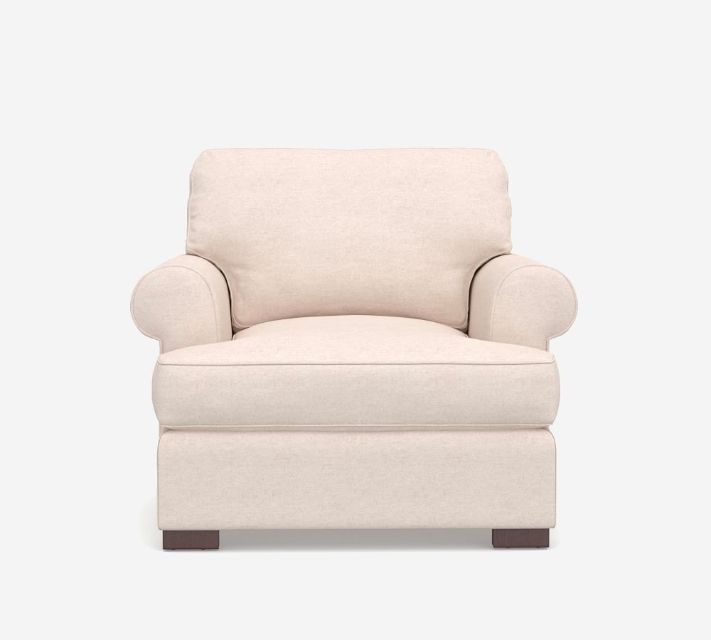 Townsend Roll Arm Upholstered Armchair Pottery Barn