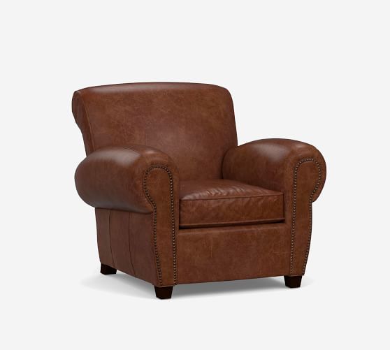 manhattan leather club chair