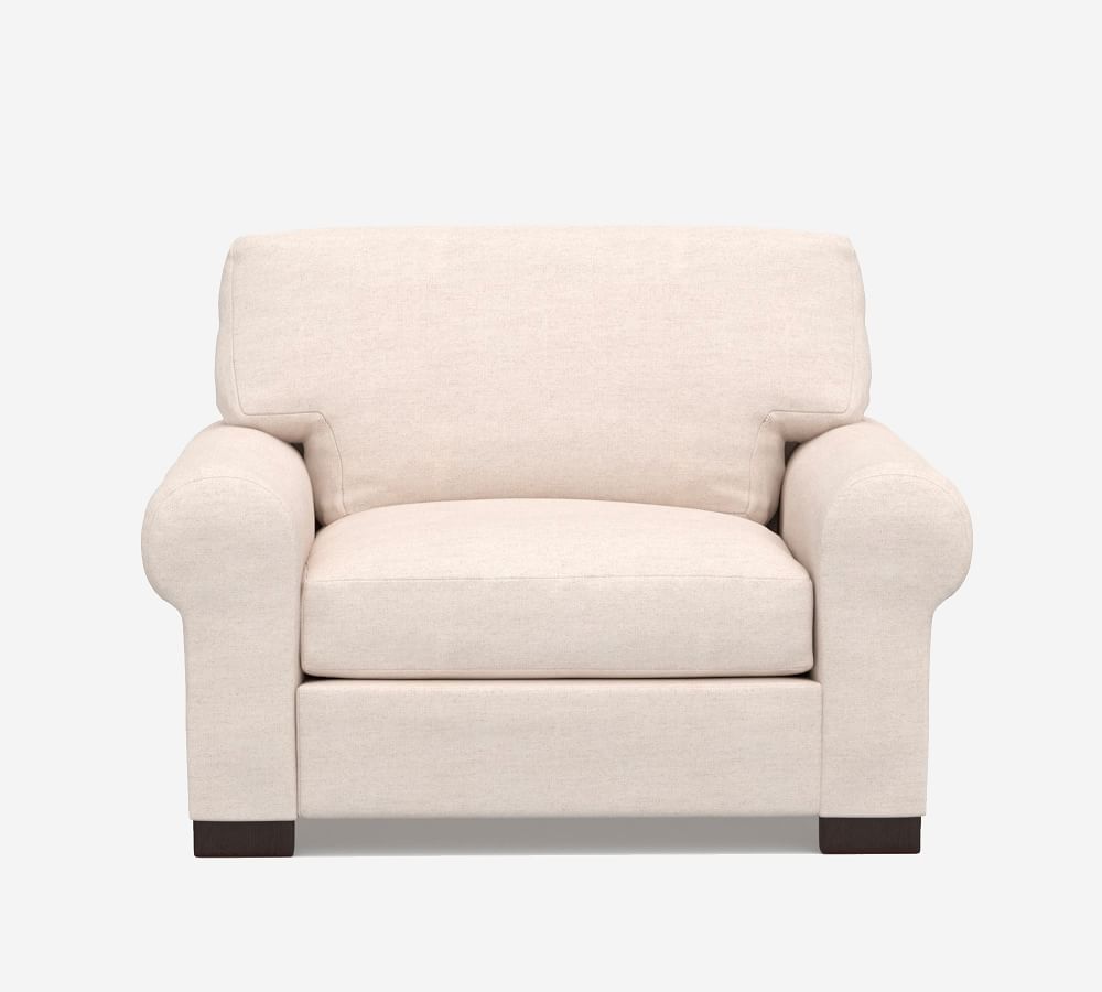 Turner Roll Arm Upholstered Armchair | Pottery Barn