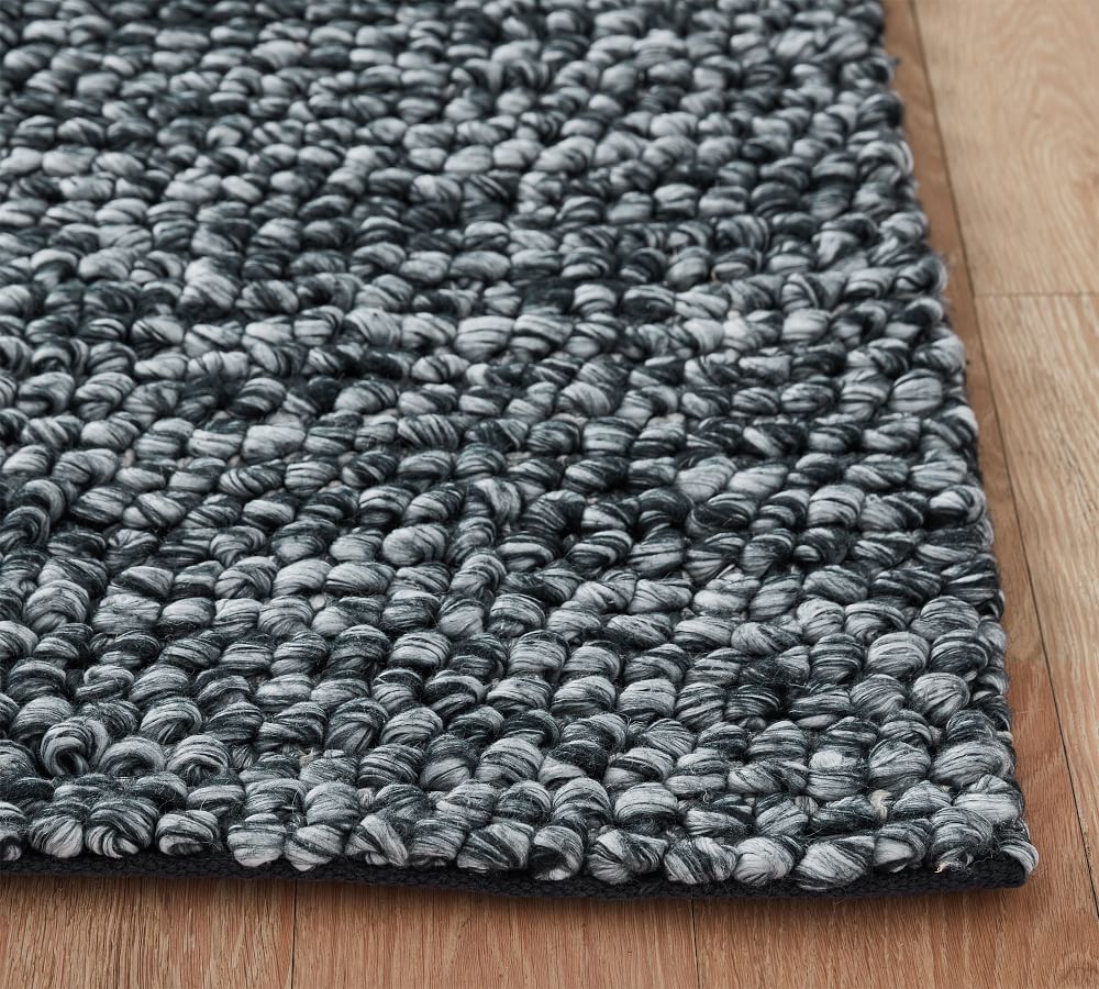 Zane EcoFriendly Handwoven Textured Rug Pottery Barn