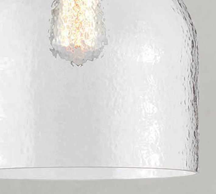 Textured Glass Pole Pendant Pottery Barn